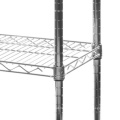 Metro Chrome Metal Garage Wire Shelving Rack with 500lbs Per Shelf